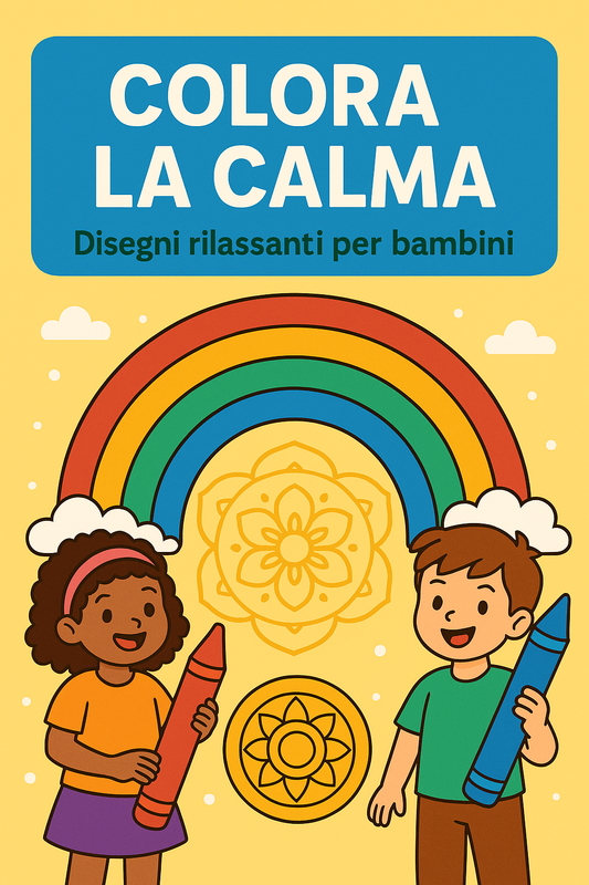 eBook ADHD per Bambini – Immagini da Colorare per Stimolare Concentrazione e Calma