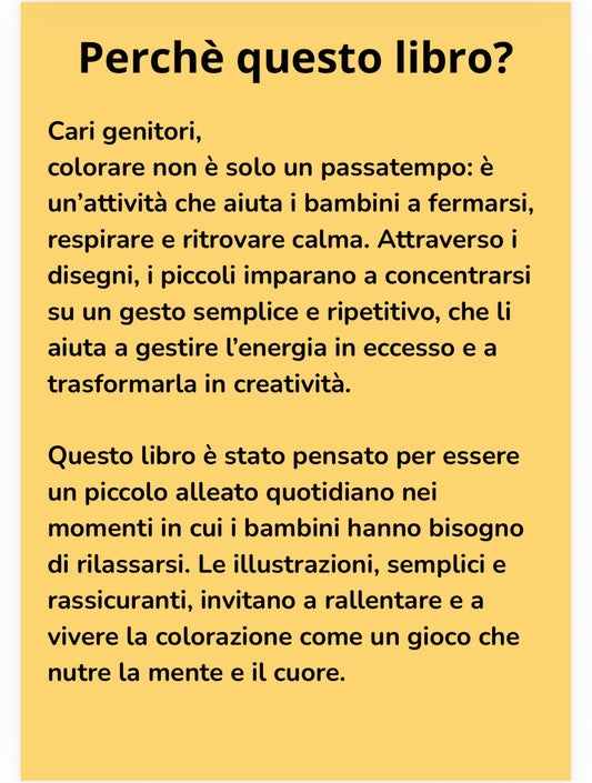 eBook ADHD per Bambini – Immagini da Colorare per Stimolare Concentrazione e Calma